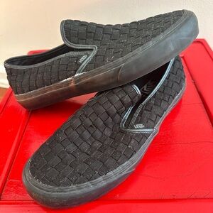 Vans slip-on Curren X Knost Woven/black Size 12